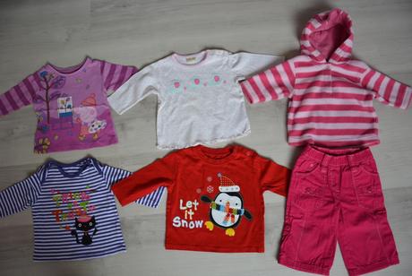 Mix balík holčička 3-6m 24ks, 68–80