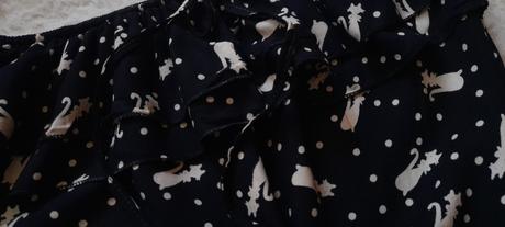 Kočičí viskózový overal s kapsami, 