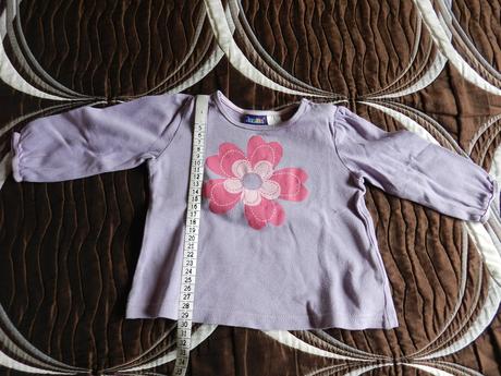 Triko dlouhý rukáv kytka, lupilu,86