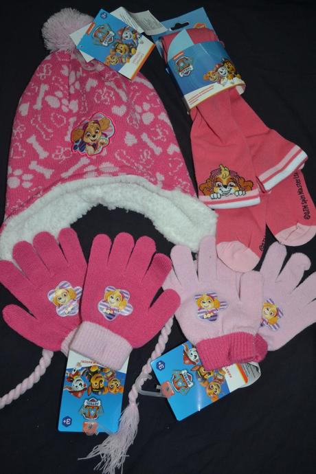 4x patrola 116-122 rukavice,čepice,punčocháče, 104–116 / 122–134