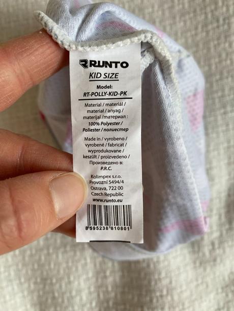 Běžecká/sportovní čepice, obvod 49 cm, zn. runto,