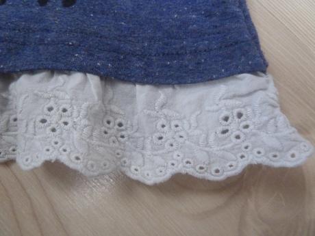 Triko s králíkem, zajíčkem a s krajkovým lemem, pepco,98