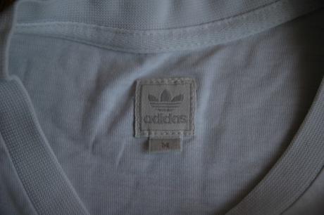 Bílé tričko s botou, adidas,m