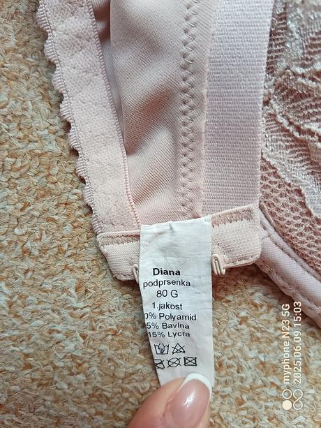 Podprsenka tělová zn."linia" vel."80g", linia,80g