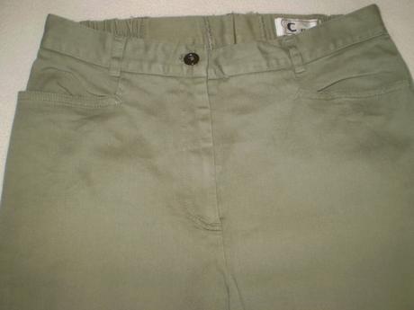 Velmi pěkné, pohodlné bavl. elastické kalhoty, 38