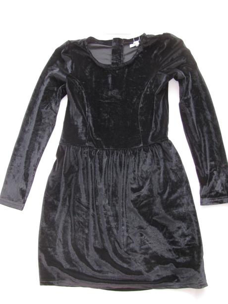 Velurové,elastické,sametové šaty, 152