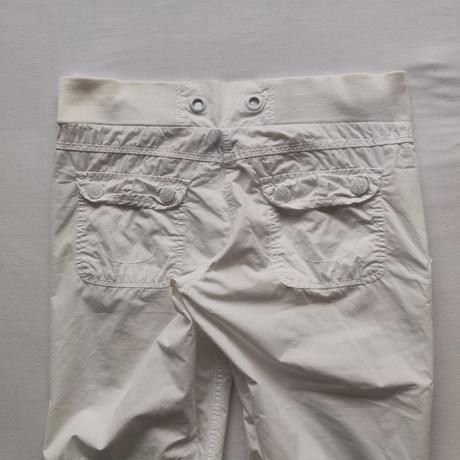Dámské letní plátěné bílé kalhoty crazyworld v 38, 38