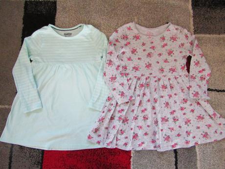 2x bavlněné šaty- 1x zn.lupilu-vel.110/116,1xf & f, lupilu,110