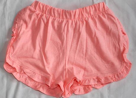 Va87 bavlněné šortky s volánkem 5-6 let, matalan,116