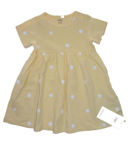 Ms nové bavlněné šaty vel. 86, marks & spencer,86