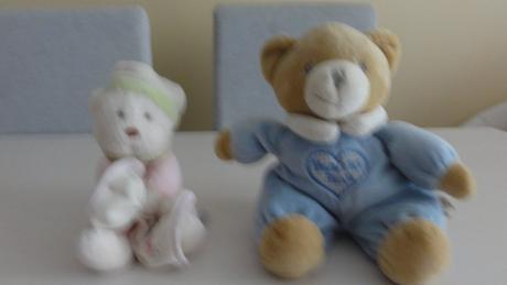 Plyšový medvídek s chrastítkem, 