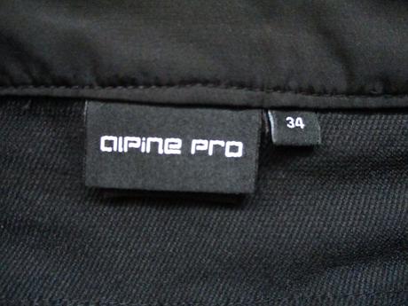 Dámské softshellové kalhoty černé alpine pro xs 34, alpine pro,xs