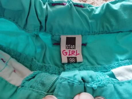 Luxusní tříčtvrteční kalhoty nové 98, 98