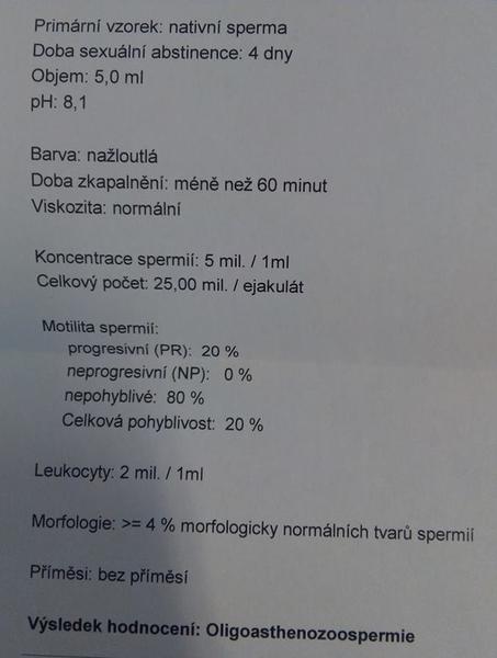 Spermiogram - kdo se vyzná?