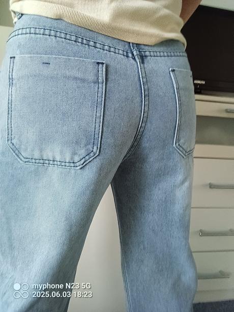 Rifle rozšířené+vysoký pas zn."jeans" vel."m", m