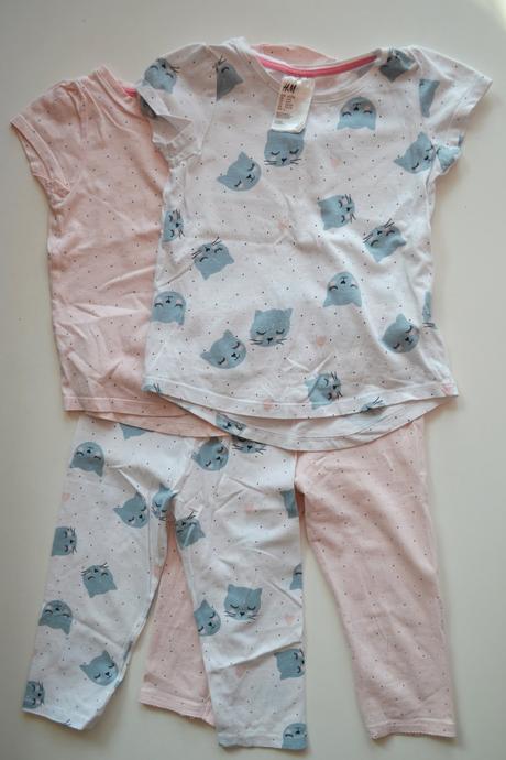 Sada letních pyžámek, h&m,110