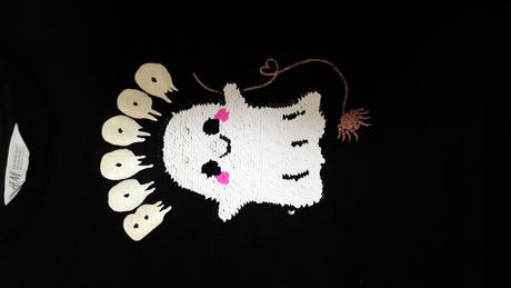 Dětské tričko halloween, duch, vel.110/116, zn.h&m, h&m,110