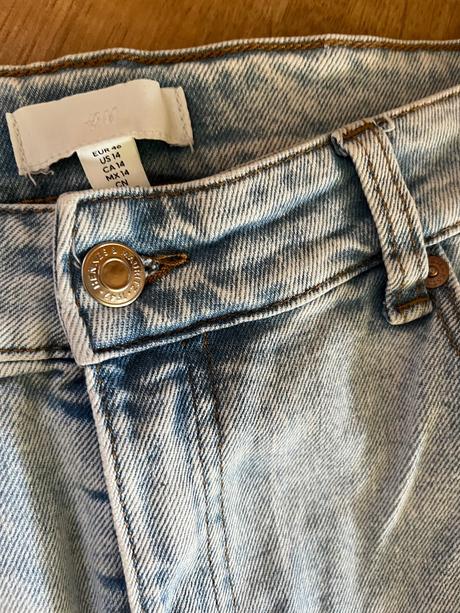 2x džíny, rifle hm, vel. 46, h&m,46