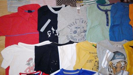 Chlapecký mix věcí vel.116-128 jaro/léto/podzim, 122–134