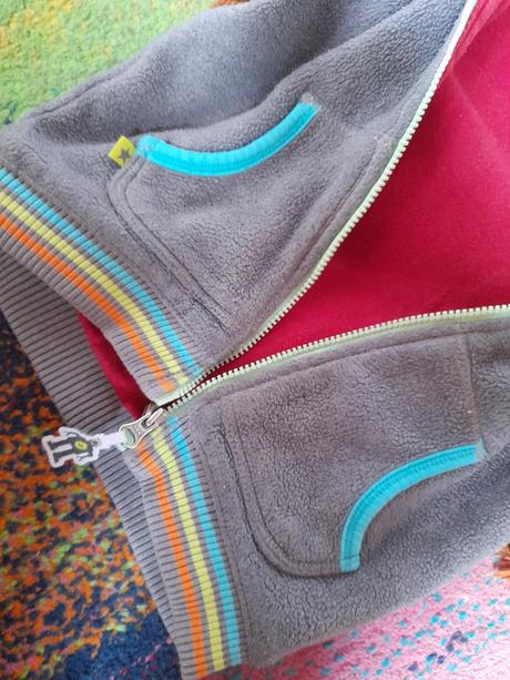 Barevná mikina vel 86 krásná flísová, marks & spencer,86