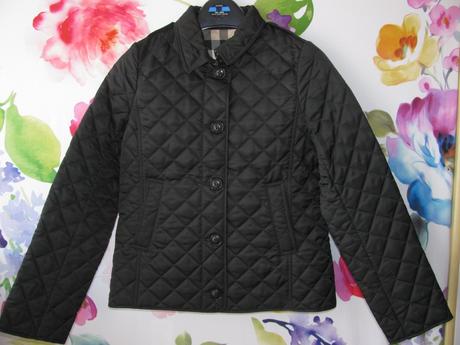 Prošívaná dívčí, dámská bunda, sako, burberry, burberry,152