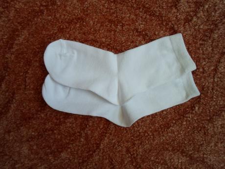 Bílé ponožky 4 páry, 28