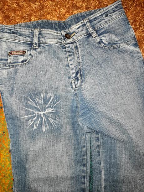 Džíny modré 158 na holku, 158