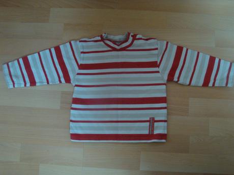 Triko proužkované - dlouhý rukáv, 98