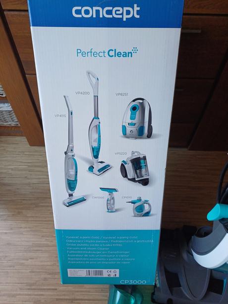 Parní mop  concept cp 3000 3v1 perfect clean, 