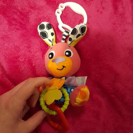 Zajíček pro miminka oranžový, 