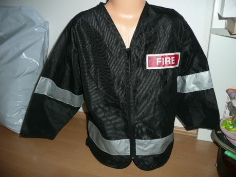 Maska kostým hasič požárník 4-6 let 104-116, 