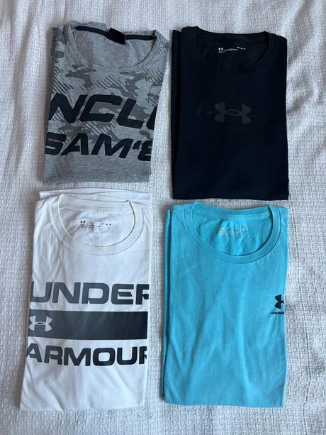 4x tričko krátký rukáv vel. l, under armour,l