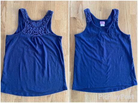 Tílko & tričko modré f&f vel. 134/140, f&f,134