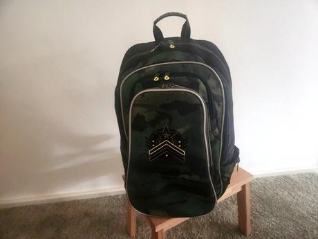 Army maskáčový školní batoh aktovka topgal,