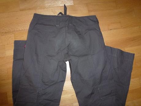 Sportovní hnědé plátěné kalhoty (i jako 3/4) 38/40, s.a.m.,m