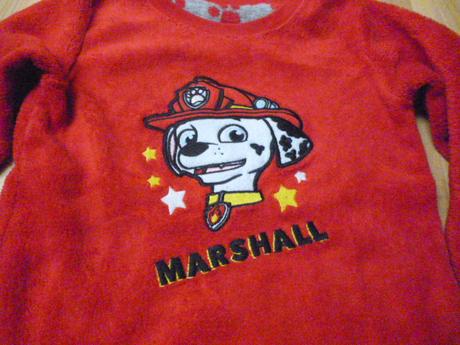 Flís mikina tlapková patrola 2-4, nickelodeon,98