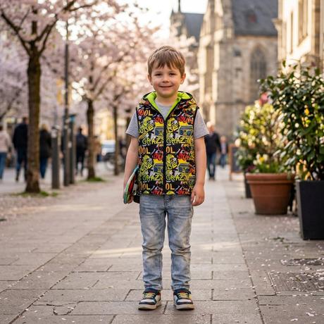 Akce softshellová vesta s kapucí, 110