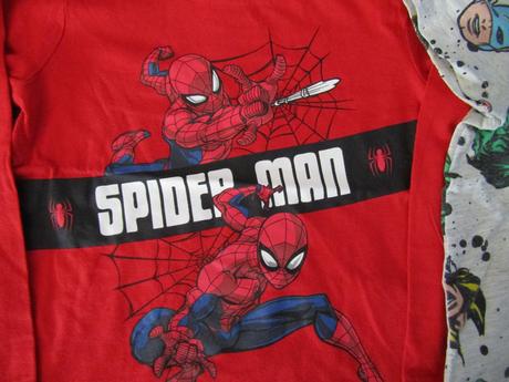 2 x tričko pro kluka vel.104 zn.spiderman- marvel, marvel,104