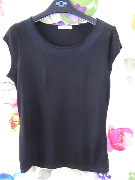 Dámská elastická černá halenka, promod,34