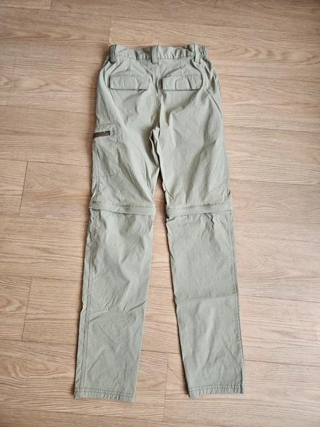 Plátěné kalhoty/kraťasy, vel. 152, 152