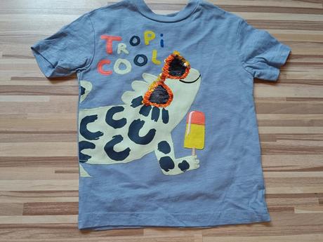 Tričko s chameleonem 92 nutmeg, nutmeg,92