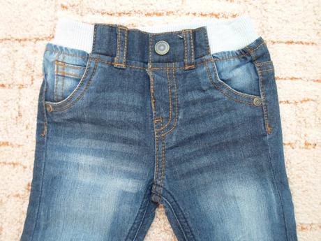 Modré kalhoty rifle džíny f&f s elastenem, f&f,74
