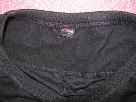 Černé pružné podvlékací legíny tchibo, tchibo,s