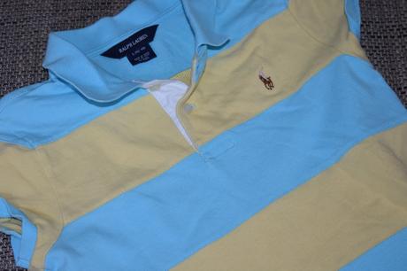 Dívčí polo šaty s límečkem, velikost 146/152, ralph lauren,152