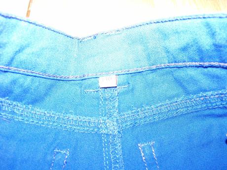 Modré denimové kraťasy po kolená zn. zeeman (nl), 140