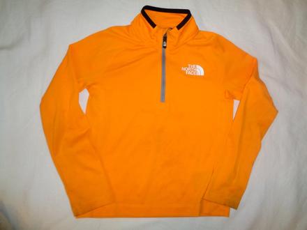 Oranžová funkční mikina the north face, 140