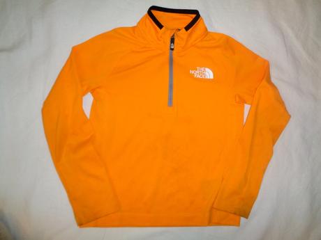 Oranžová funkční mikina the north face, 140