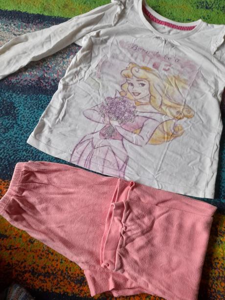 Pyžamo, pyžamko s princeznou dvoudílné na holku, 104