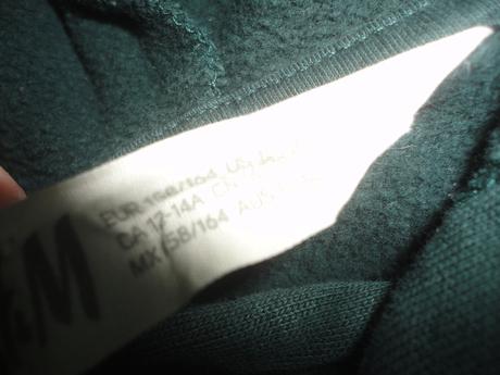 Crop top mikina hm, vel. 12-14 let, h&m,158