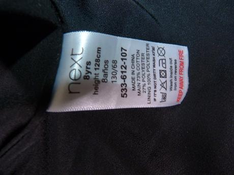 Šaty vel.8let, next,128